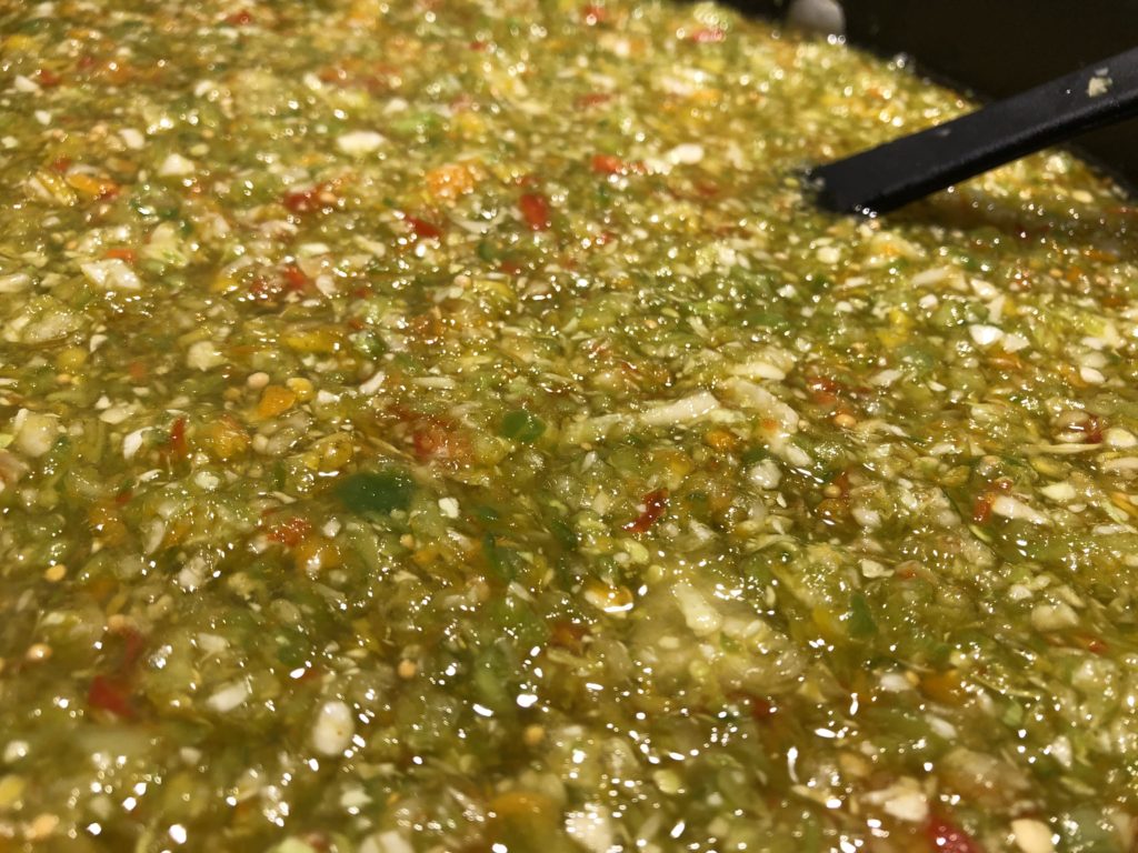 Green tomato sweet relish is a great canning recipe to add to your favorites