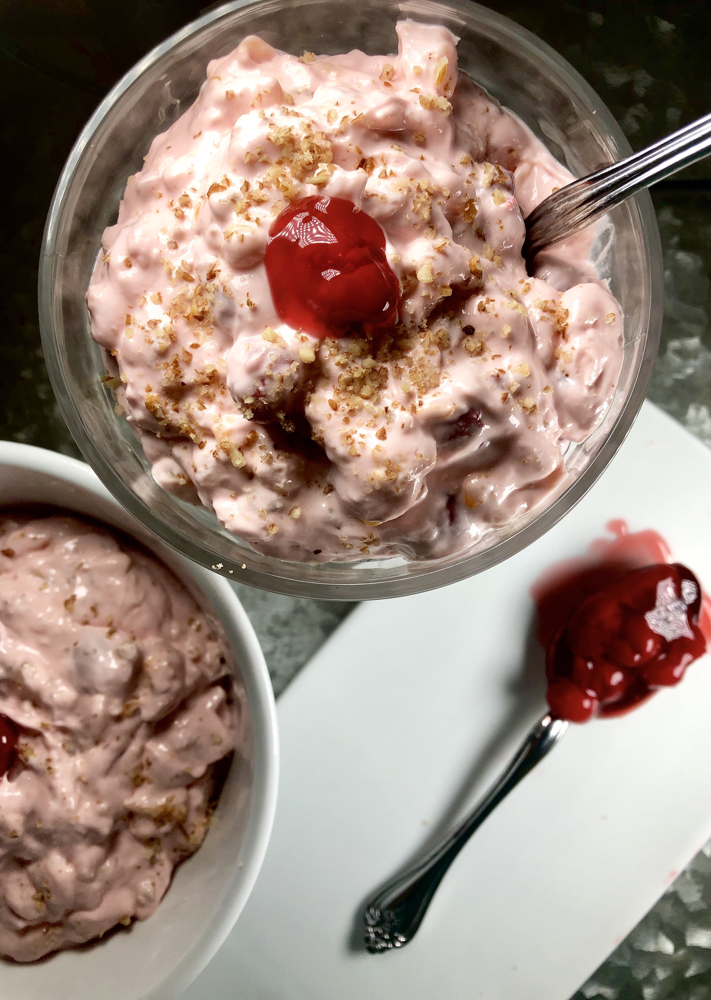 Cherry Delight Fluff Salad- an easy Fruit Salad to Add to your